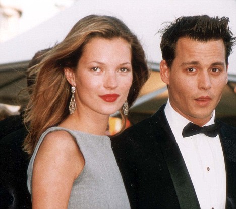 Johnny Depp and Kate Moss
