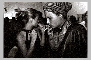 Johnny Depp and Kate Moss