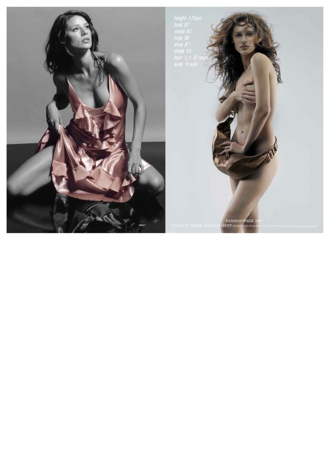 Jocette Coote Model Composite Card