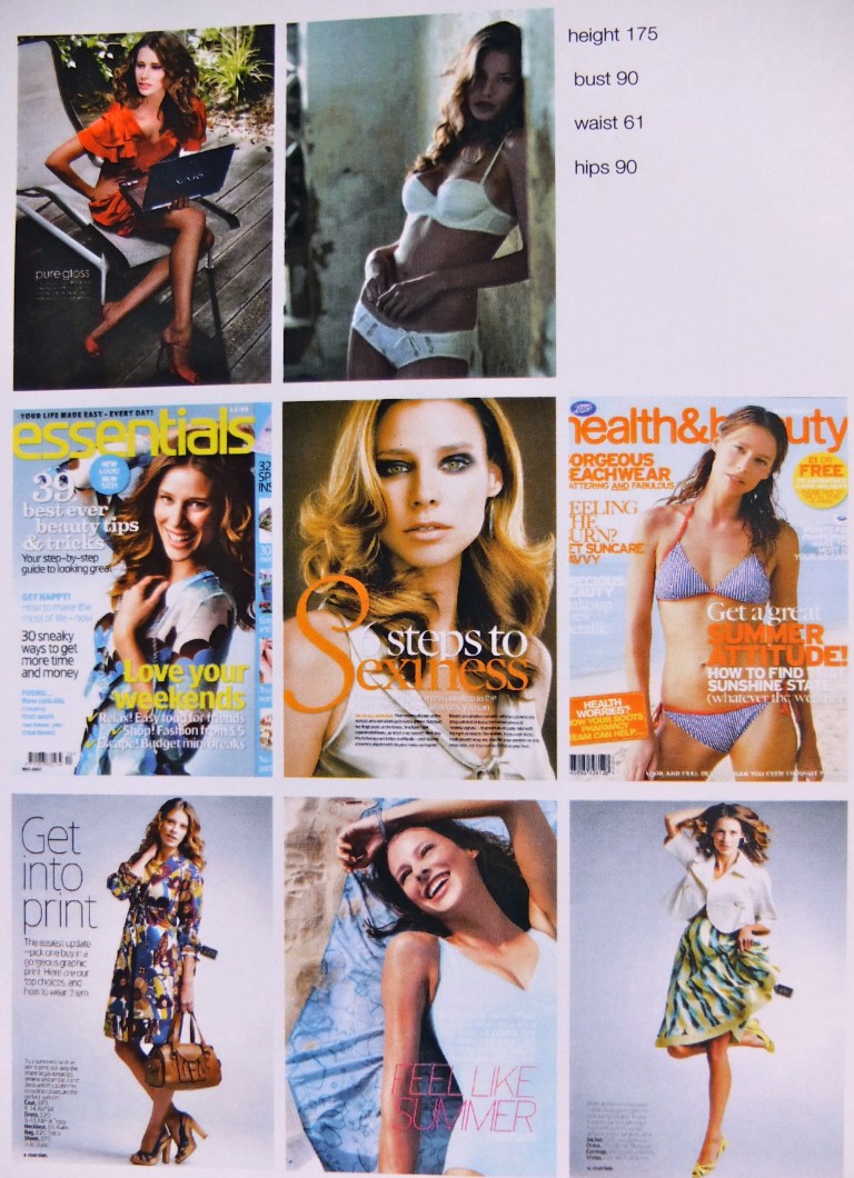 Jocette Coote Model Composite Card