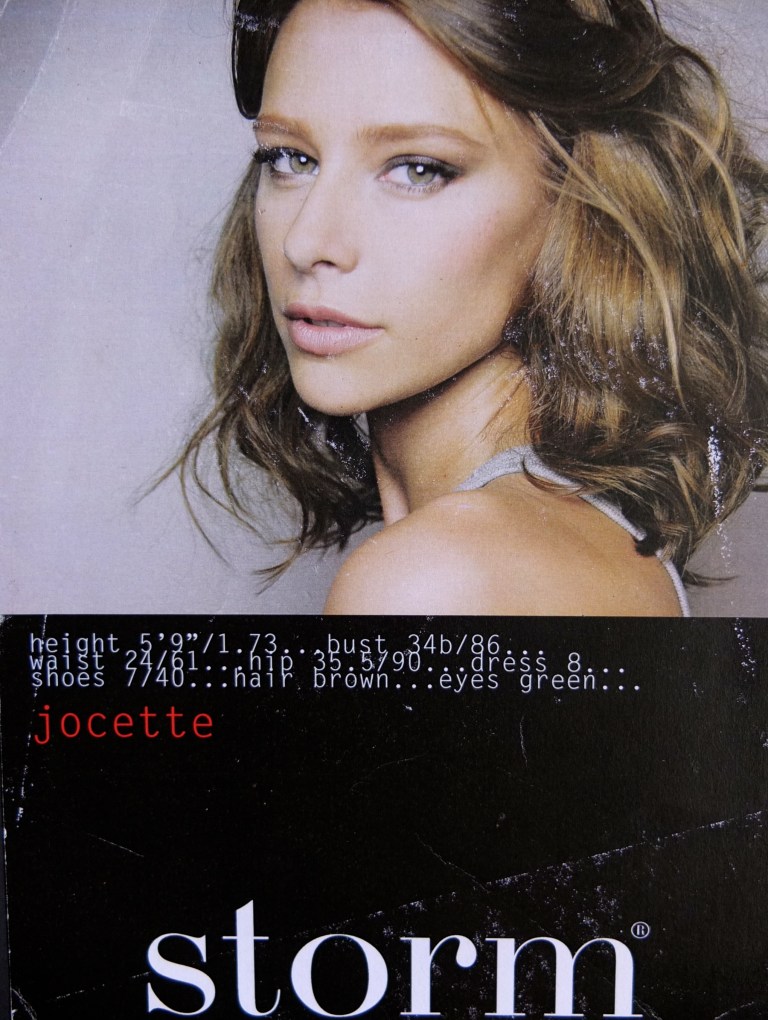 Jocette Coote Model Composite Card