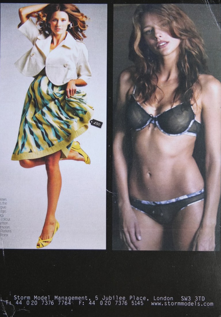 Jocette Coote Model Composite Card