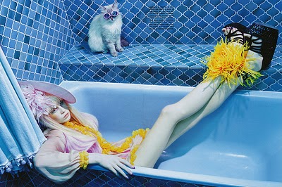 Siri Trollerod Photographer- Miles Aldridge for Italian Vogue