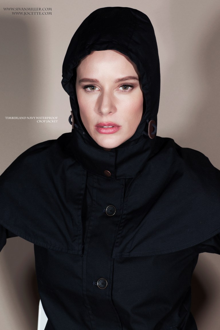 Jocette Coote wears TIMBERLAND Waterproof Crop Jacket