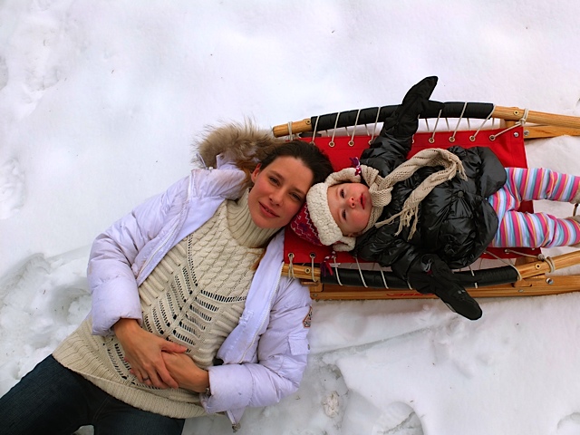 Jocette And Roxette in Laax for The Model Experience